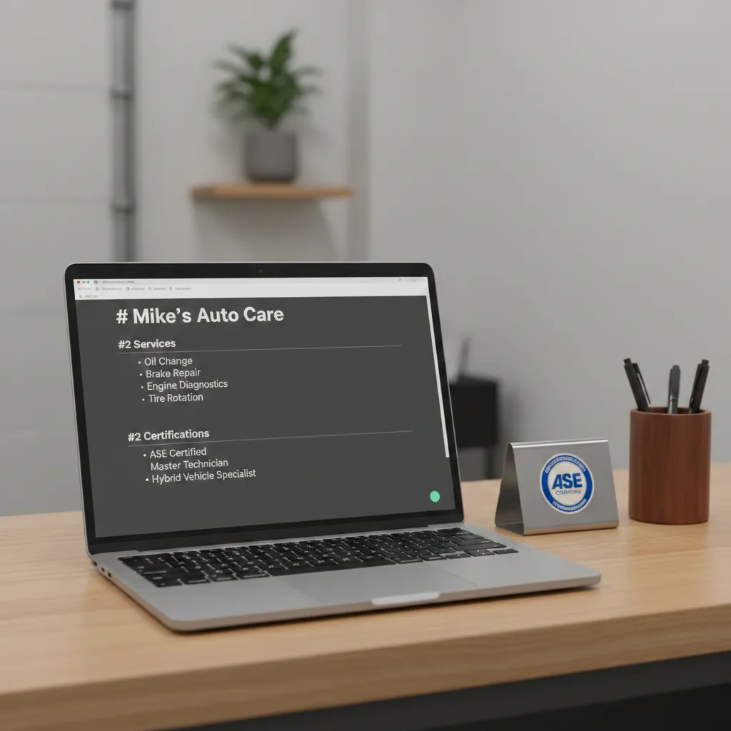 llms.txt for Auto Shops: Tell AI Exactly What Your Shop Does